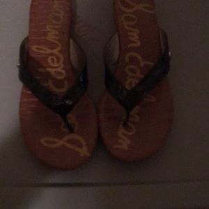 Sam Elderman sandals new condition with leather straps size 9